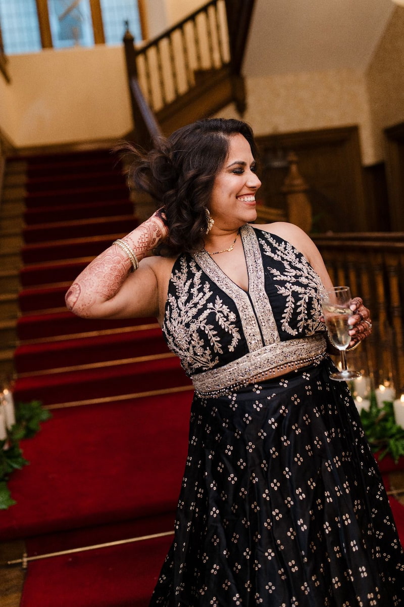 Bridal Hair Styling - Detailed View